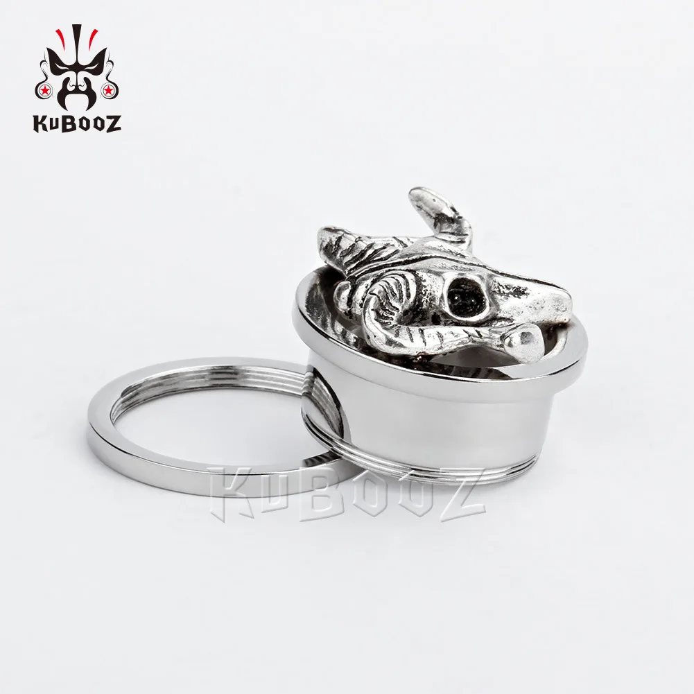 Hot Selling er kuo Stainless Steel Pulley Chinese Zodiac Sheep's Head Auricle Ear Amplifier 6-25mm Human Body Piercing Jewelry