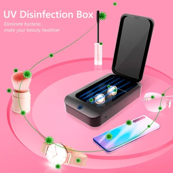 

X2 UV Phone Sterilizer Box Multifunctional Jewelry Phone Cleaner Sanitizer Disinfection Box Personal Sanitizer Disinfector Box