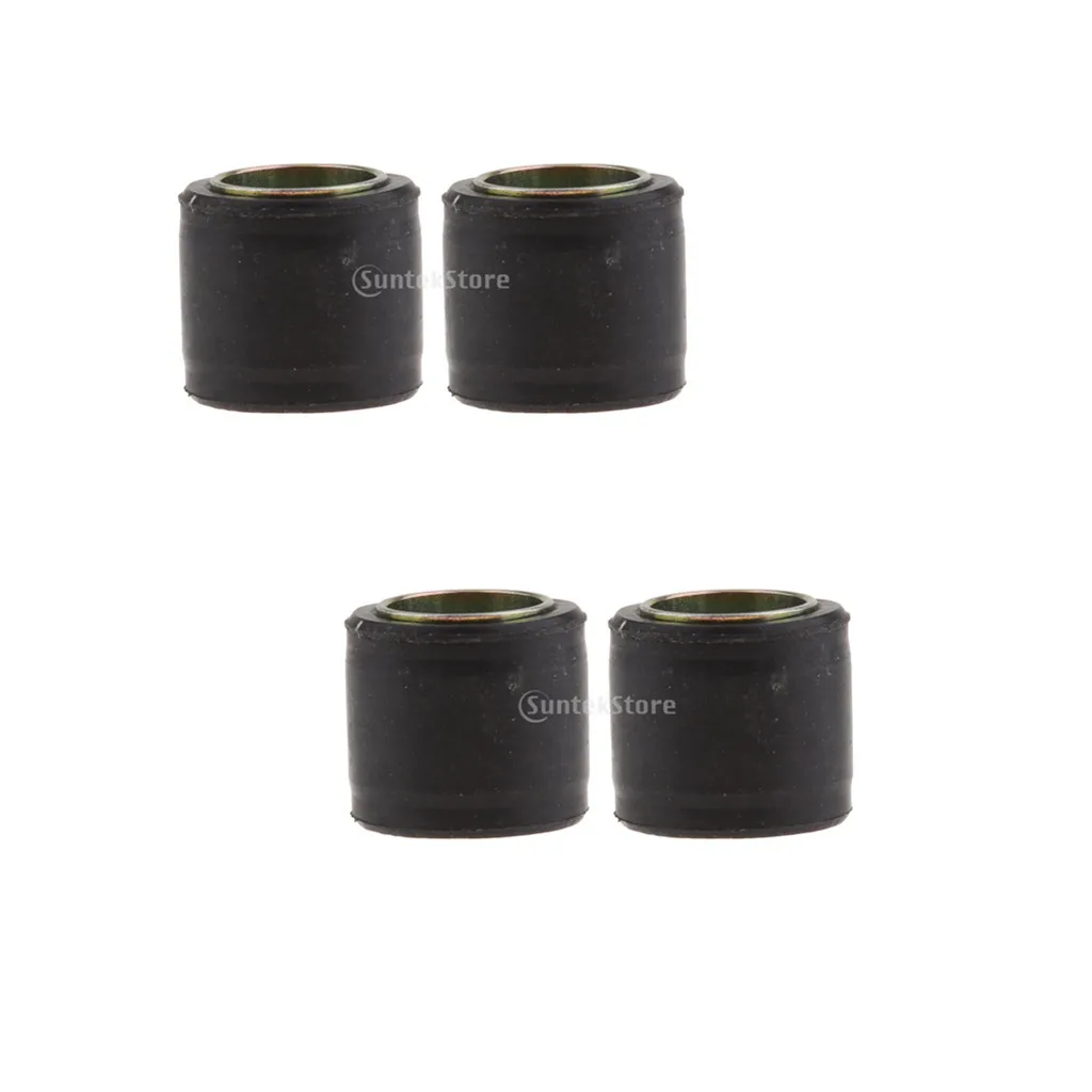 4-Piece Motorcycle Shock Absorber Suspension Bushing Rubber Bushes for Updated Parts