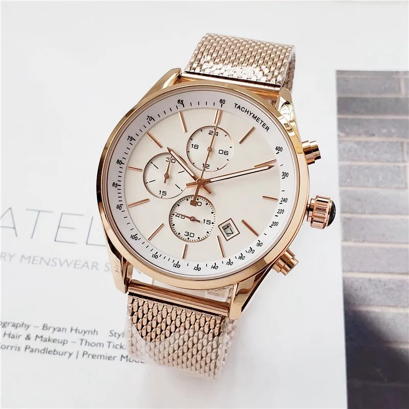 

International famous brand explosion models men's watch fashion trend quartz watch men's watch aaa