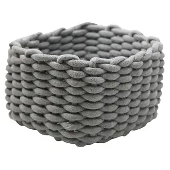 

1Pc Storage Basket Desktop Basket Sundries Basket Towel Basket for Bedroom