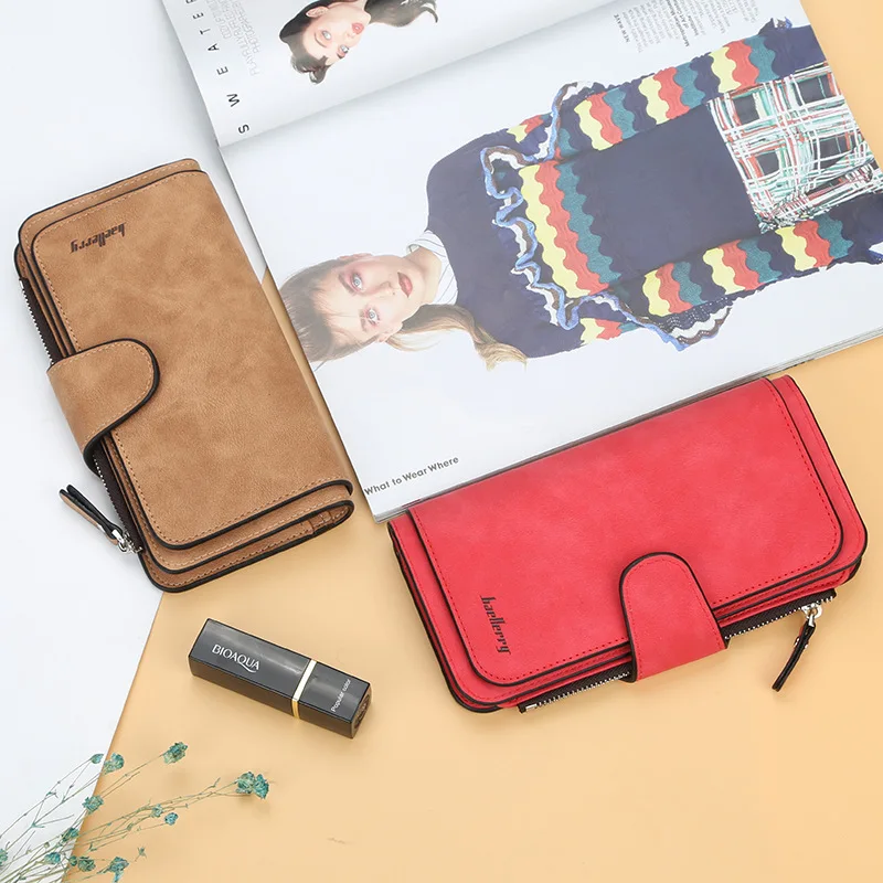 

2019 new Luxury Wallets Women Wallet Designer Wallet Female Long Section Buckle Women Wallet Coin Purse Clutch Bags Card Bag