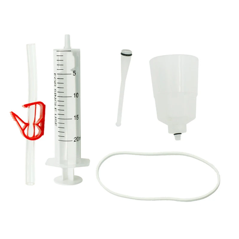 

Bike Brake Bleed Kit Hydraulic Disc Oil Collecting Funnel Needle Syringe Tools