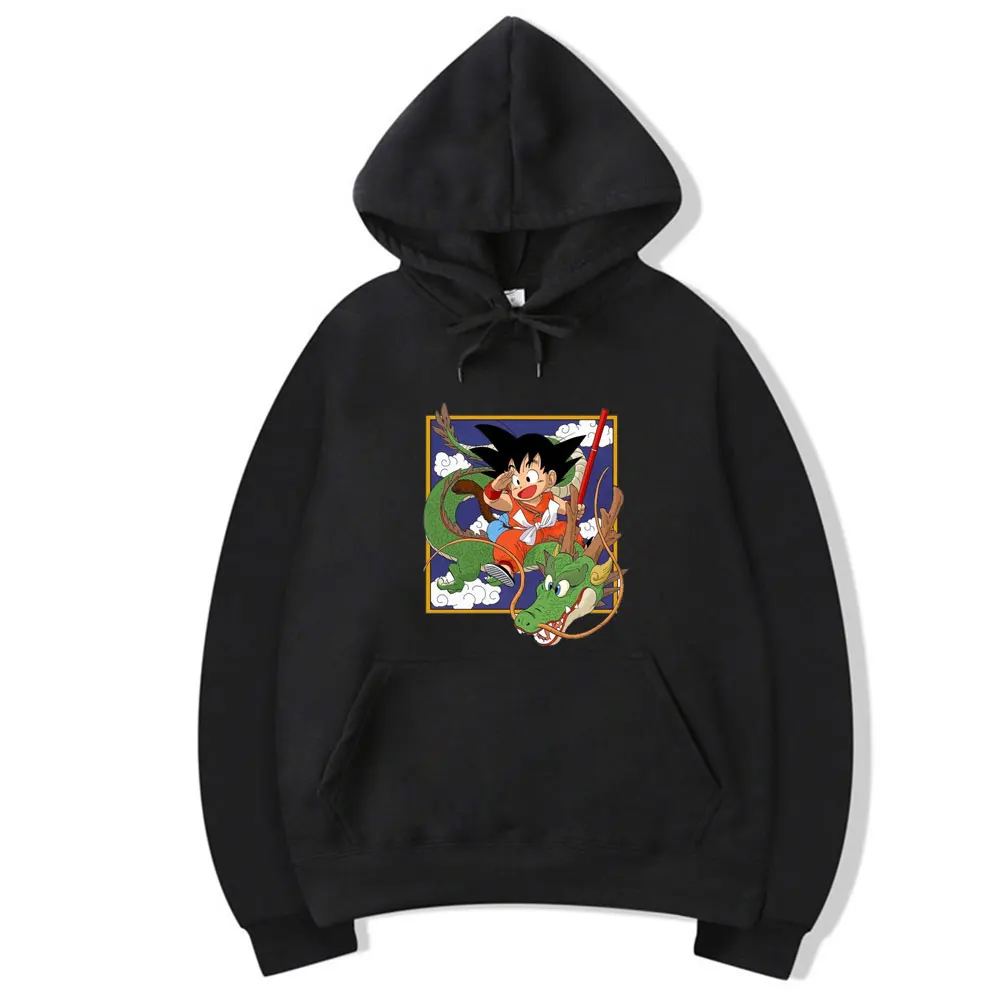Толстовки с капюшоном изображением Драконий жемчуг Z Goku толстовки японский аниме