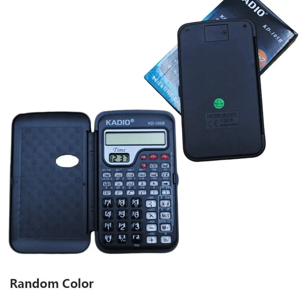 

Portable Multifunctional Pocket Handheld Scientific Calculator With Clock Student School College For Mathematics Teaching