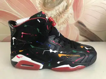

Nike-Air Jordan 6 Women's Shoes Sports Sneakers Outdoor Training Shoes Black Sizes 36-40 Casual