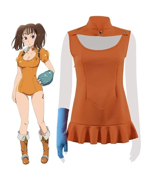 

Seven Deadly Sins Diane the Serpent's Sin of Envy Dress Cosplay Costume Custom Made