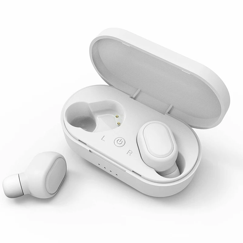 GZDL TWS беспроводные Bluetooth гарнитуры против Redmi Airdots наушники беспроводные наушники с микрофоном M1 - Цвет: Белый
