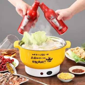 

Multifunctional Electric Cooker Plastic Home Appliances Double Firepower Anti-dry Function Hot Pot Stainless Steel ICOCO