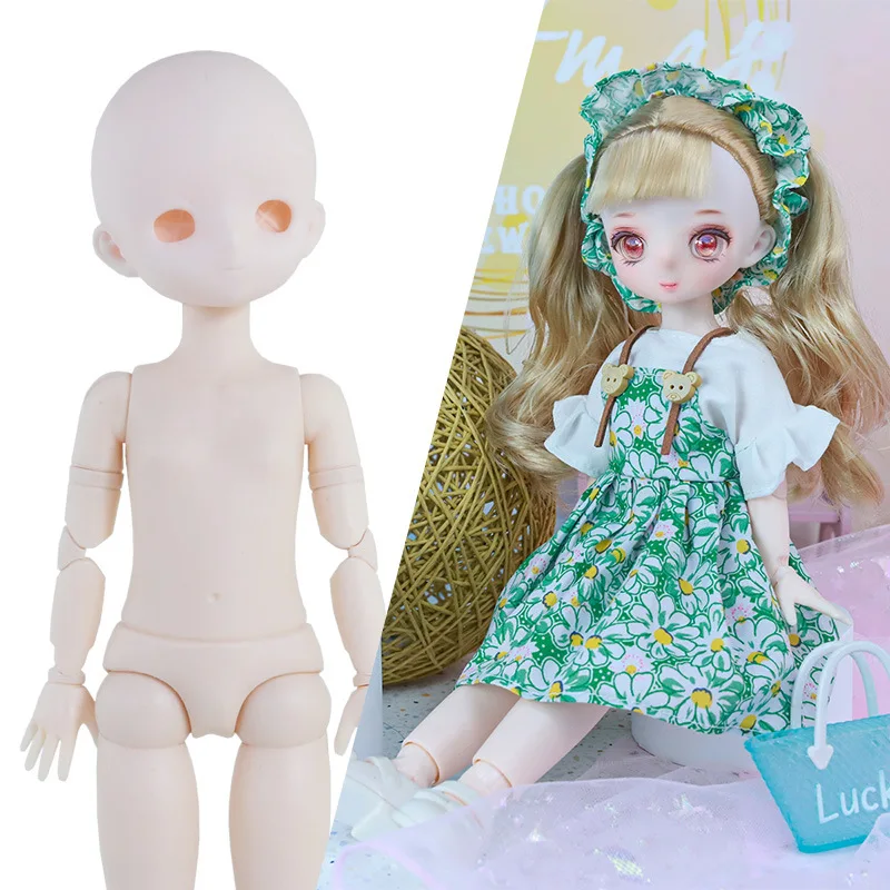 Muñeca de Anime de 28cm de altura con ojos libres, 1/6 Bjd, accesorios para casa de juegos para niña, juguetes de práctica maquillaje, de vestir, regalo|Muñecas| - AliExpress