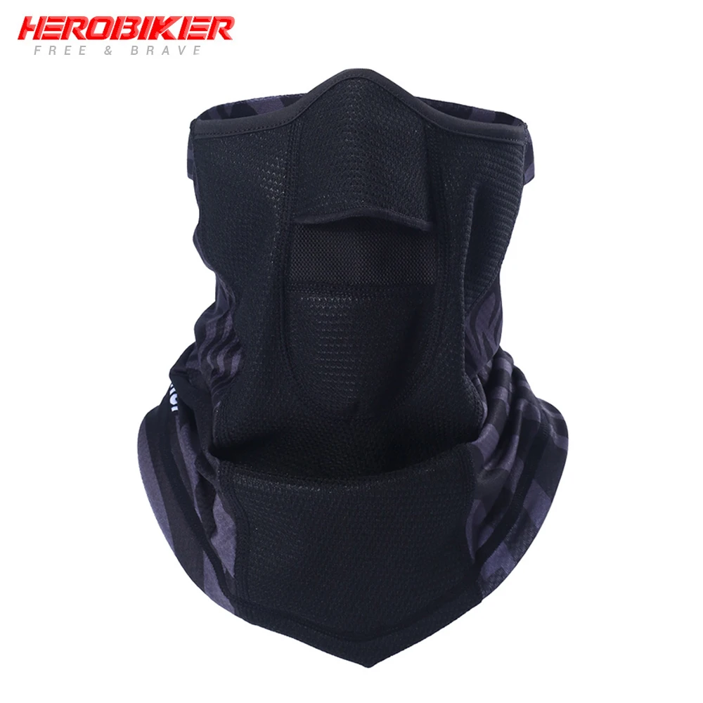 

HEROBIKER Face Mask Motorcycle Mask Moto Airsoft Paintball Helmet Cycling Ski Mask Windproof Military Tactical Face Shield