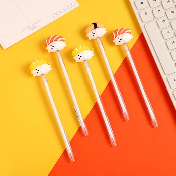 

1pc 0.5mm Japan Style Creative Cartoon Cute Bear Sushi Quick Drying Gel Pen Cute Pen School Supplies Kawaii Stationery