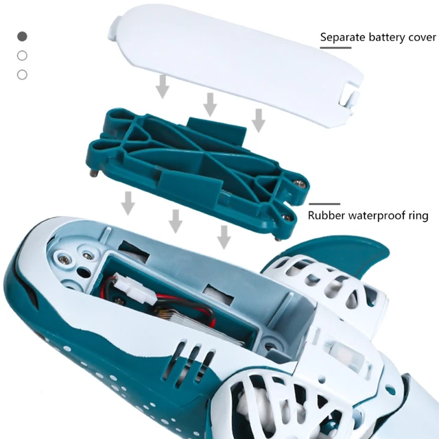 Model Under Water Vehicle Remote Control Boat with Flexible Swing Creative Toys Party Favors for Kids Gift 4