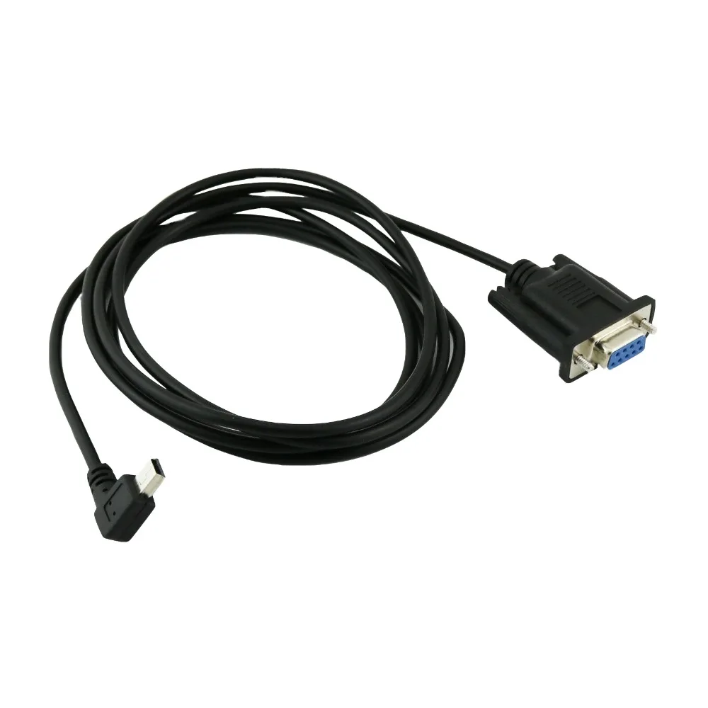 20x DB9 Женский панельный разъем к Мини USB 5pin мужской 90 градусов прямоугольный Соединительный кабель Шнур 1,8 м