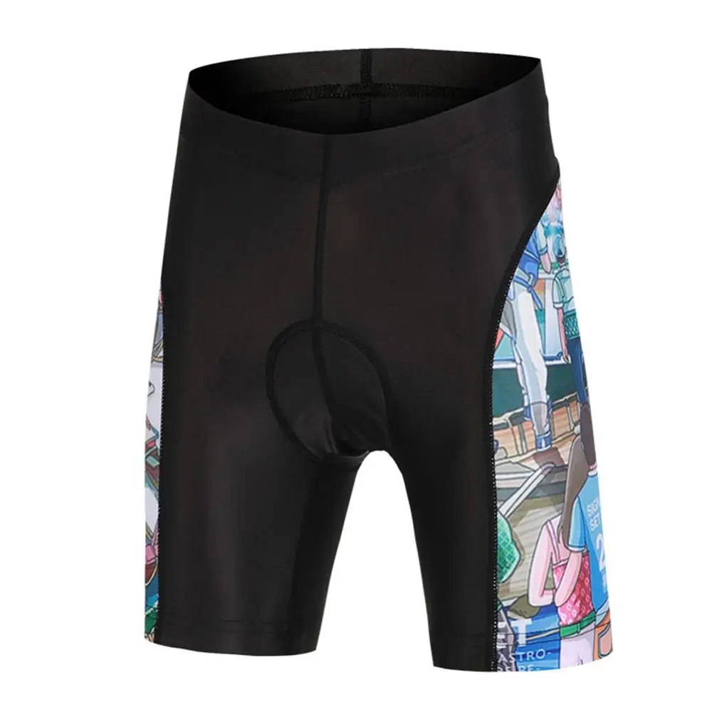 Color 4 Shorts Быстросохнущий Детский комплект для велоспорта, дышащая детская одежда для велоспорта, одежда для езды на горном велосипеде, Джерси с коротким рукавом, Мультяшные велосипедные костюмы - Цвет: Color 4 Shorts