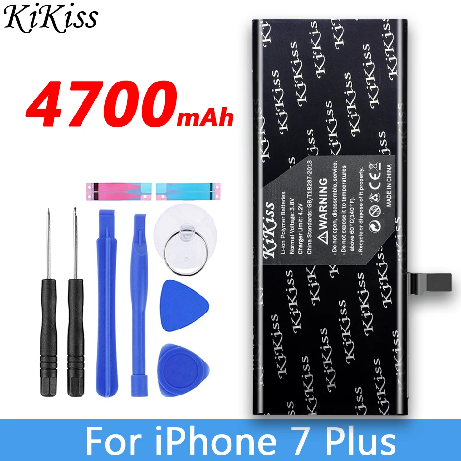 Бесплатный подарок KiKiss батарея для iPhone 7/7 Plus/8/8 Plus запасная батарея для мобильного телефона для Apple iPhone 7 7plus 8 8plus - Color: For iPhone 7 Plus