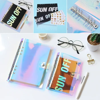 

A5 A6 6 Holes Binder Folder File Cover For Journal Note Book Diary Notepad PVC