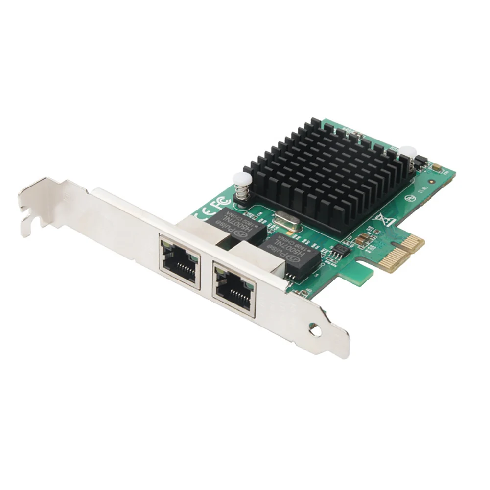 Для Intel 82575EB стабильная замена сетевой карты серверные аксессуары PCI Express 1000 Мбит/с гигабитный Внутренний двойной порт Ethernet