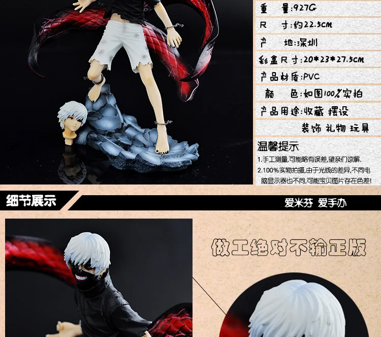 Очень забавная модель для трансплантации лица в виде Токийского Гуля Kaneki Ken