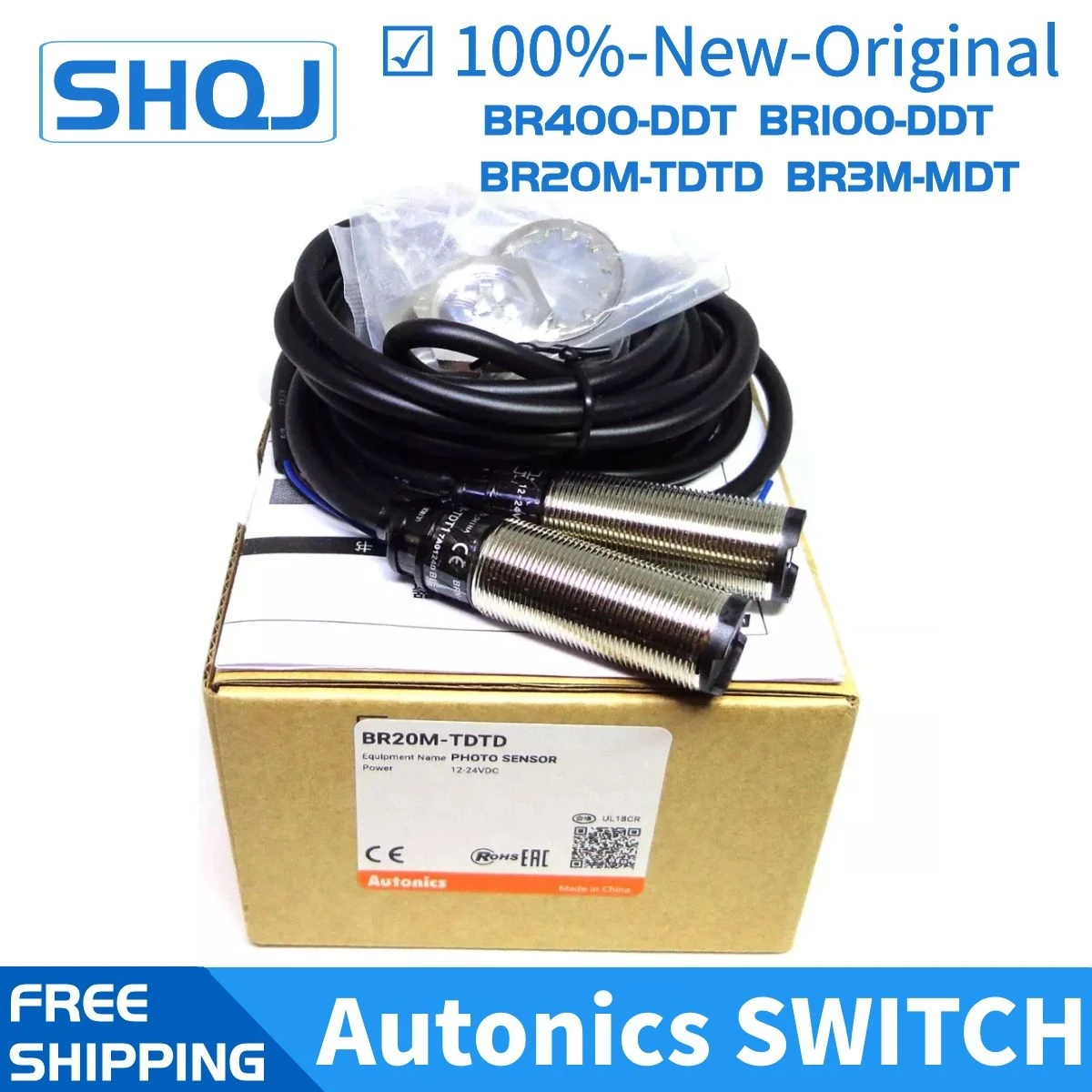 Autonics Switch Br400-Ddt Br100-Ddt Br20M-Tdtd Br3M-Mdt 100%-Nuovo-Originale