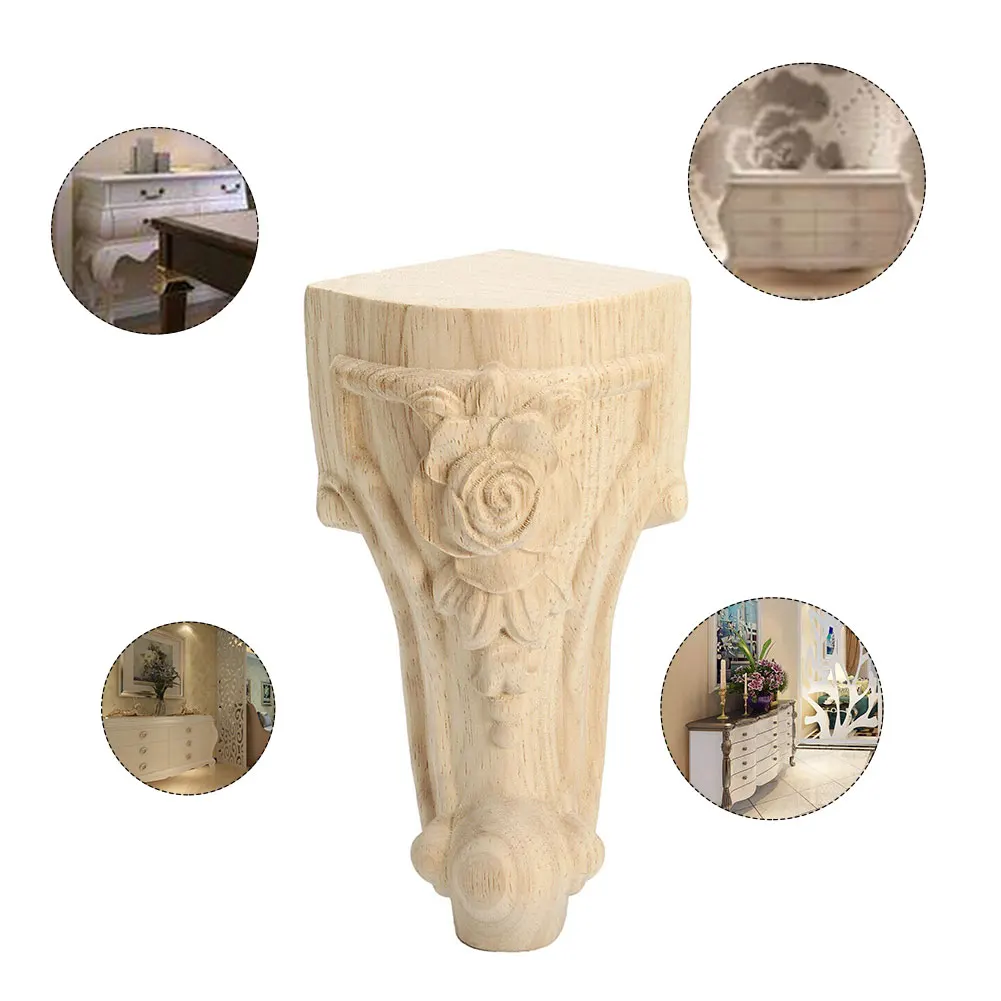 4pcs Set Furniture Leg Chairs Sofa Feet European Style Wardrobe Tv