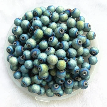 

New 6/8mm Austrian Frosted Matt Crystal Glass Beads Loose Spacer Beads Handmade for Jewellery Making DIY Bracelet Necklace #07