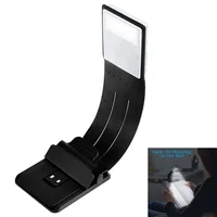 Portable LED Reading Book Light With Detachable Flexible Clip USB Rechargeable Lamp For Kindle eBook Readers 1