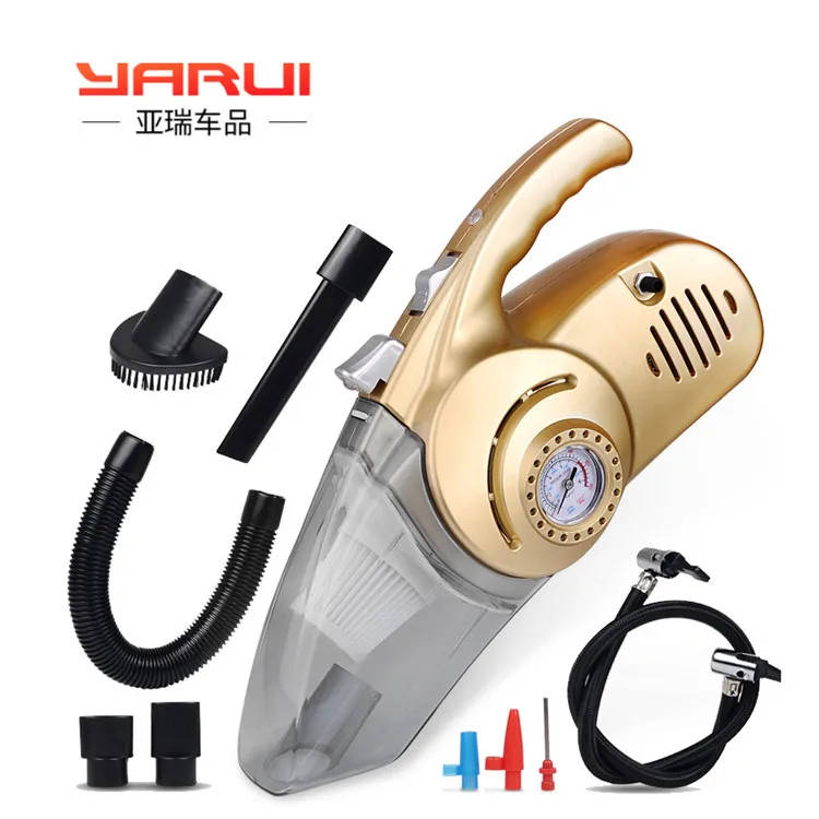

Car Vacuum cleaner inflatable pumping pump 12V vehicle in the dry and wet dual-use lighting high power four tools car acesssorie