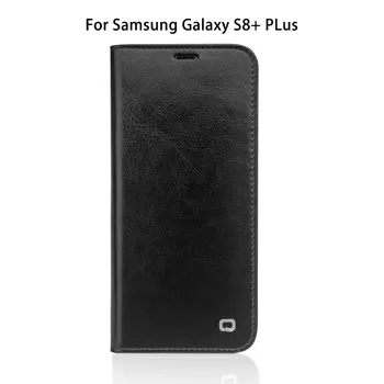 

Genuine Leather Phone Cover Case Scratch-resistant Flip Cover Business Protective Cover For Samsung Galaxy S8 S8+ S7 S7Edge