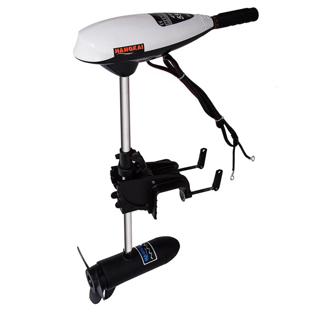 Hangkai Marine 65Lbs Spinta Fuoribordo Elettrico Traina Motore Bianco Barca Per Acqua Salata