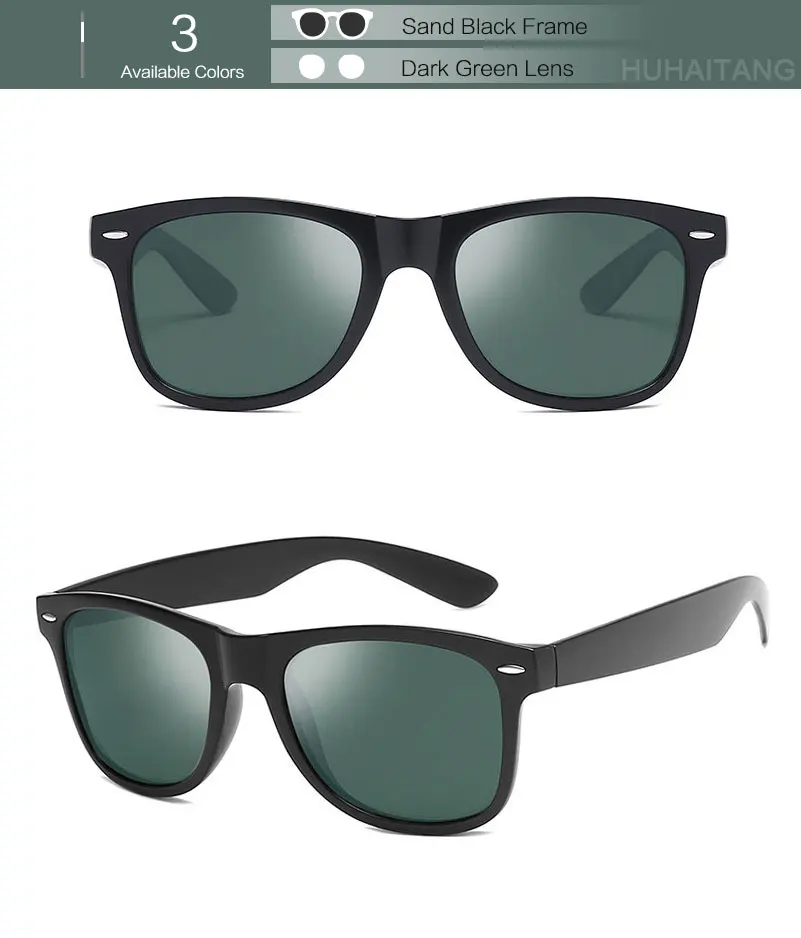 HUHAITANG Классические поляризованные солнцезащитные очки авиаторы мужские роскошные Брендовые мужские солнцезащитные очки для вождения для женщин дизайнерские поляризационные солнцезащитные очки