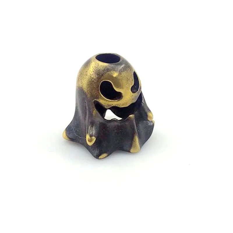 Brass Ghost Knife Beads Outdoors DIY Tools EDC Lanyard Pendants Key Rings Accessories paracord accessories,outdoor accessories,paracord lanyard pendants