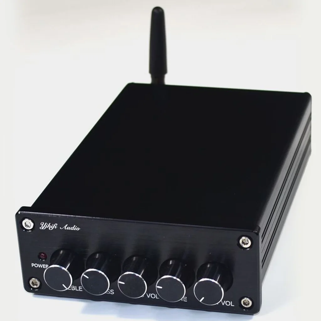 Bluetooth 4.2 Stereo Audio Amplifier 2.1 Channel Receiver for Home Speakers