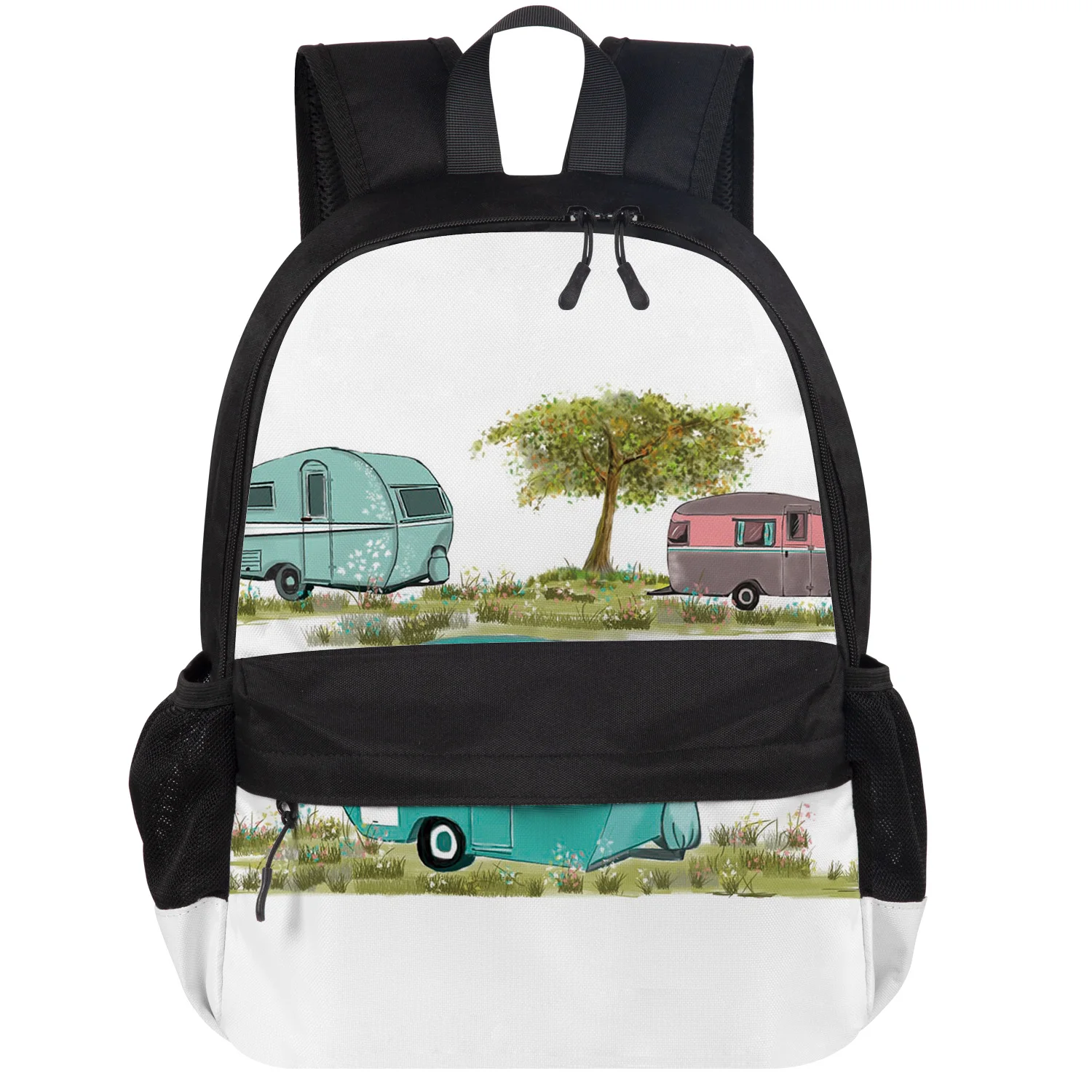Рюкзак Rv Tree Grass для студентов колледжа, износостойкий рюкзак для ноутбука, сумка для книг, повседневные спортивные сумки, школьная сумка