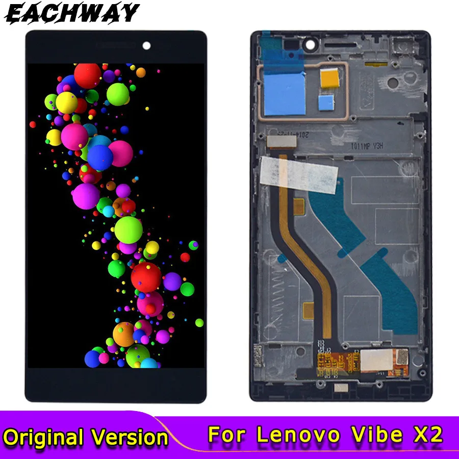 100% протестированный 5 0 &quotLenovo Vibe X2 ЖК дисплей сенсорный экран дигитайзер сборка с