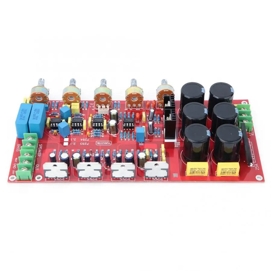 Панель солнечных батарей TDA7294 2,1 канал 2x80 Вт+ 160 Вт сабвуфер Hi-Fi усилитель мощности плата Модуль Розетка панель Переключатель ЖК-дисплей Панель