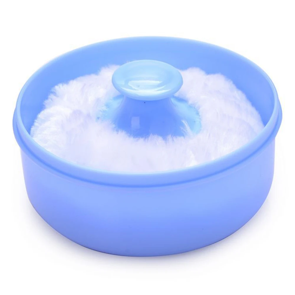 Sponge Case Powder Comfortable Face Infant Puff Box Talcum Body Baby