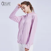 Новинка, Стильные Свободные повседневные спортивные топы с капюшоном и защитой от солнца, женские блузки, для бега, йоги, фитнеса, костюм с длинным рукавом