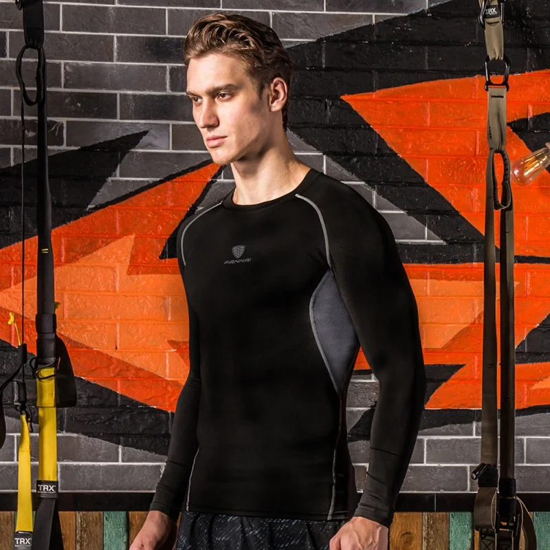 Outdoor Sports T-shirt Fitness Bodysuits Stretch Short-sleeved Quick-drying Compression T-shirt For workout Gym Running