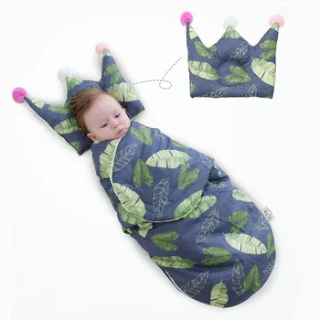 

2020 new baby envelope winter warm and comfortable baby sleeping bag cotton anti-sleep sleeping bag children