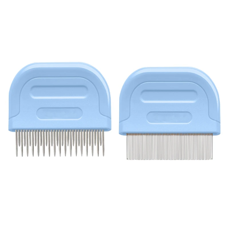 New Stainless steel cat flea comb with plastic handle for pet flea and tick prevention pet cat grooming accessories New Stainless steel cat flea comb with plastic handle for pet flea and tick prevention pet cat grooming accessories