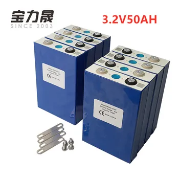 

12PCS 3.2V 50Ah lifepo4 battery Prismatic CELL 36V50Ah Lithium for EV RV battery pack diy solar UK EU US TAX FREE UPS or FedEx