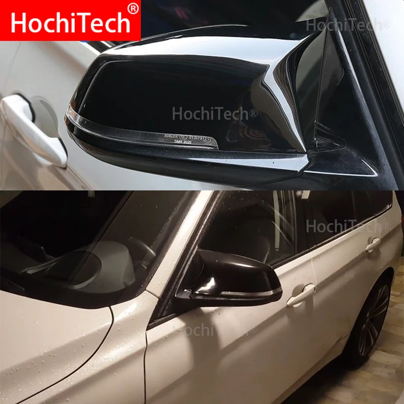 

For BMW X Series X1 E84 2013-2015 Rear view mirror cover M3 M4 The same high quality bright black mirror cover