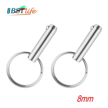 

2PCS 8mm Marine Grade Quick Release Ball Pin for Boat Bimini Top Deck Hinge Marine Stainless Steel 316 Boat