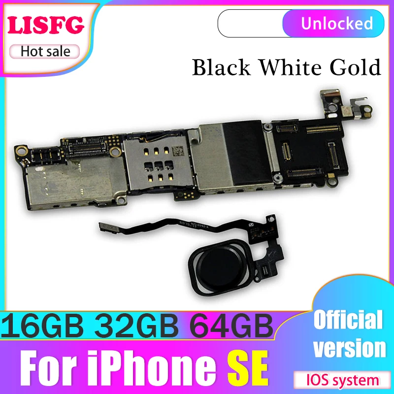 Заводская разблокированная материнская плата для iphone SE с сенсорным