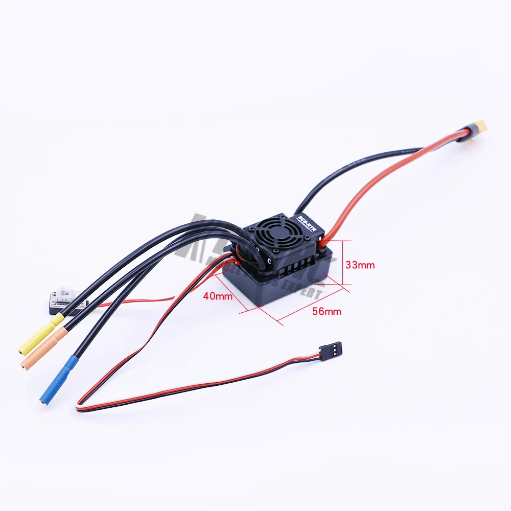 Hobbywing SC8-RTR 120A бесщеточный ESC+ 3660 2700KV/3300KV/3500KV/3800kv Бессенсорный двигатель+ Программа карты для 1/10 RC автомобилей