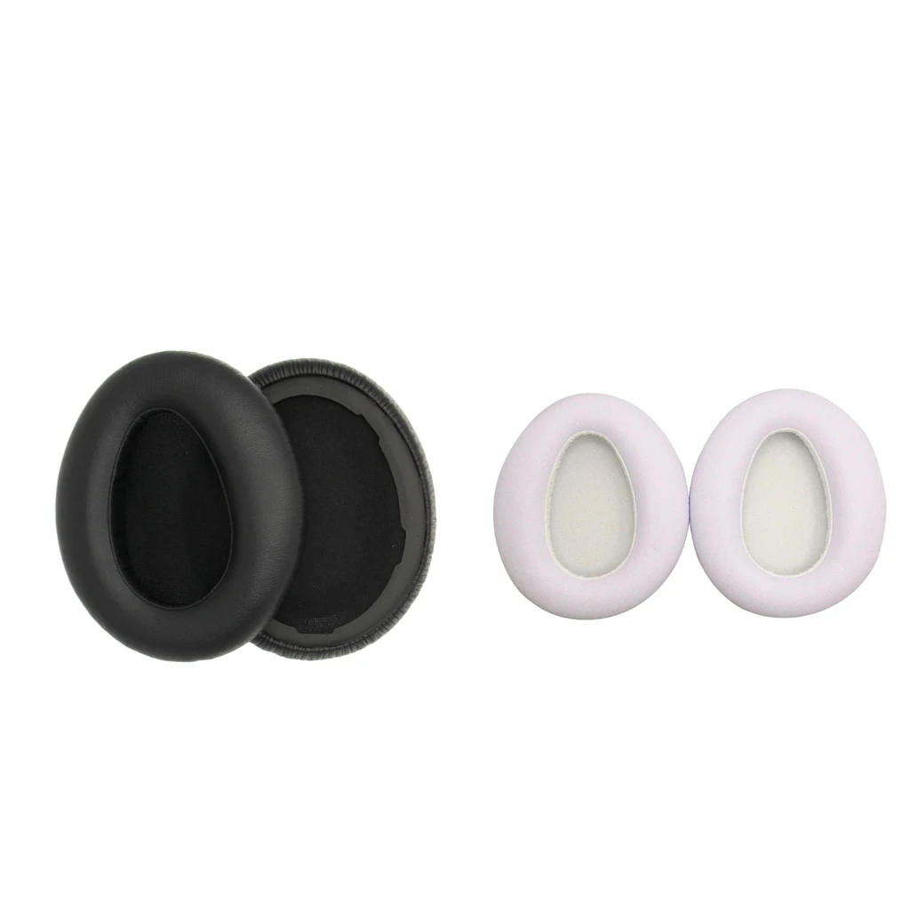 2Pairs Replacement EarPads Ear Cushions For SONY MDR-10RBT MDR-10RNC Headset