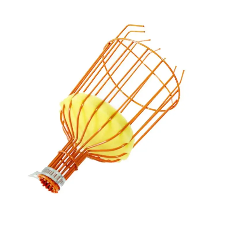 

Stainless Steel Deep Fruit Picker Basket Basket Convenient Horticultural Gardening Orange Apple Peach Pick Tools