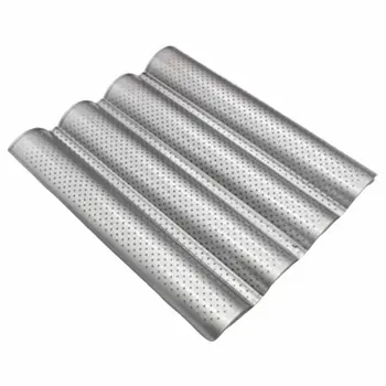 

Baguette Baking Mould Baking Mould Baguette Baking Tray Wave Stick Bread Stick for Kitchen Baking Home