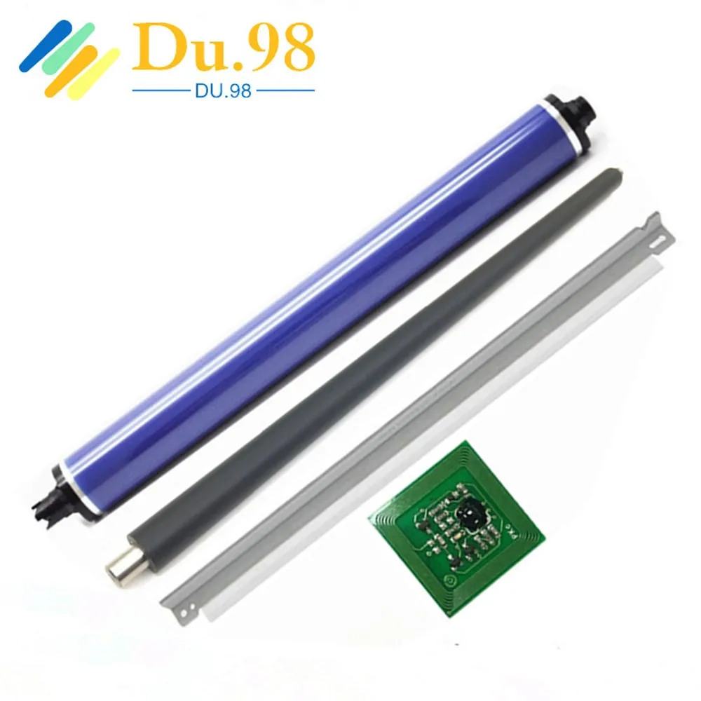 

1Set OPC Drum+C60 Color Drum Chip 013R00664+Cleaning Blade+PCR Charge Roller for Xerox C60 C70 Color 550 560 570